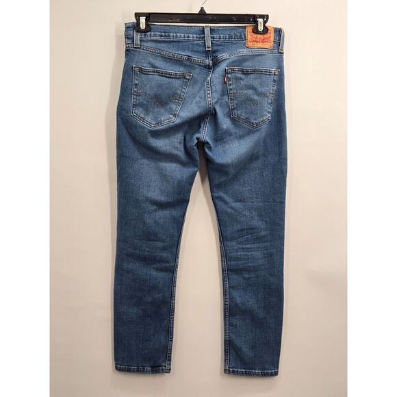 Levi Strauss 511 Jeans Men's 33 X 30 Denim 5-Pockets Slim Fit Stretch Blue - Picture 3 of 4